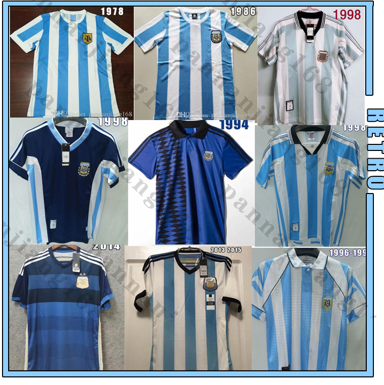 Argentina 86 retro soccer jersey MARADONA 94 Argentina Copa america 78 Vintage Classic MESSI Aguero Dybala Vintage Football Shirt, 2006 retro
Argentina 86 retro soccer jersey MARADONA 94 Argentina Copa america 78 Vintage Classic MESSI Aguero Dybala Vintage Football Shirt, 2006 retro