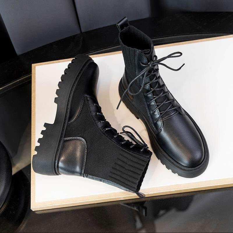 Women's Rubber Boots Shoes Boots-women Flat Heel Summer Booties Lace Up Round Toe, Black
Women's Rubber Boots Shoes Boots-women Flat Heel Summer Booties Lace Up Round Toe, Black