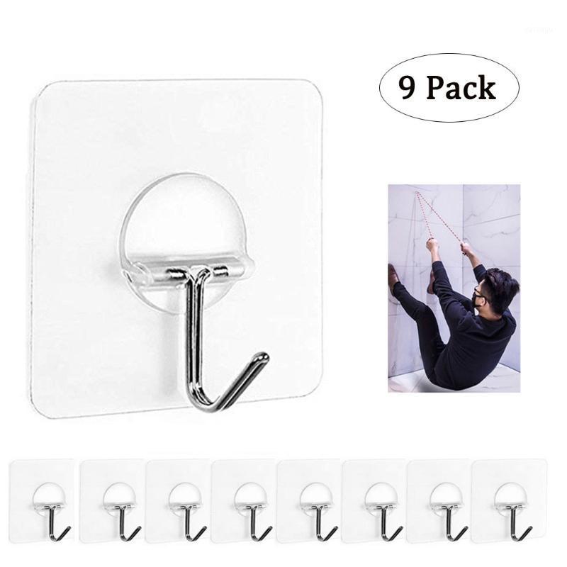 9Pcs/Set Kitchen Strong Sticky Transparent Self-Adhesive Seamless Hooks Super Sticky Bathroom Bedroom Sundries Wall Hooks Hanger1
9Pcs/Set Kitchen Strong Sticky Transparent Self-Adhesive Seamless Hooks Super Sticky Bathroom Bedroom Sundries Wall Hooks Hanger1