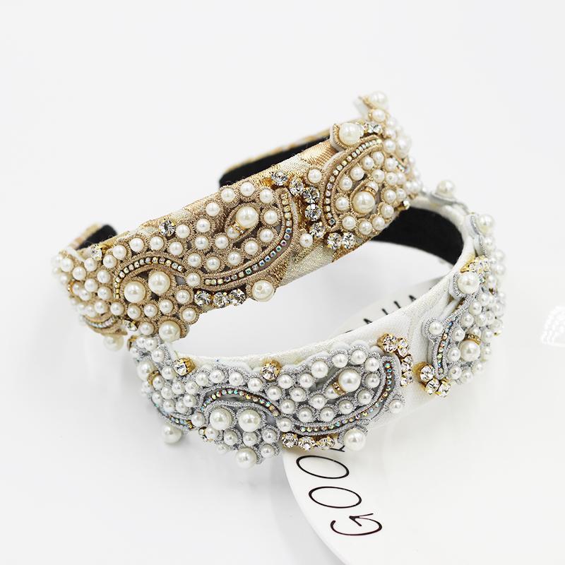Baroque fashion fashion rhinestone headband beaded headband pearl accessories wedding headpiece 7611
Baroque fashion fashion rhinestone headband beaded headband pearl accessories wedding headpiece 7611