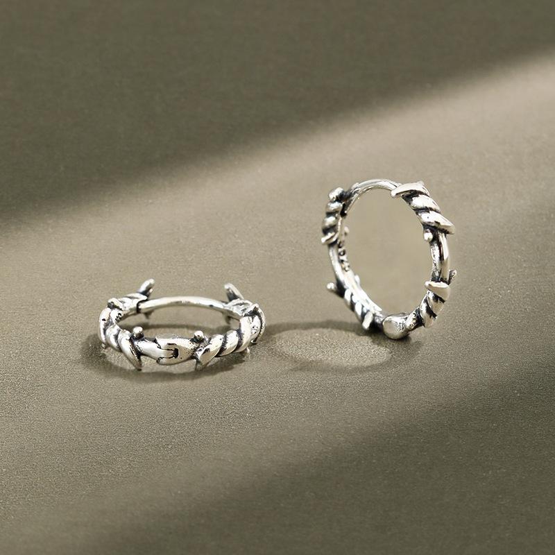 Dia.10mm Rertro 100% Authentic 925 Sterling silver twisted Knot Roped Hoop Huggie Earrings jEWELRY tle936
Dia.10mm Rertro 100% Authentic 925 Sterling silver twisted Knot Roped Hoop Huggie Earrings jEWELRY tle936