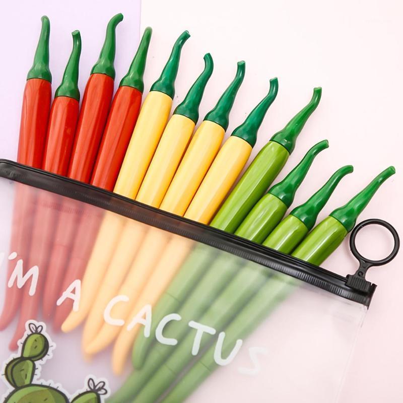 12/100Pcs Funny Cute Pepper Gel Pen Kawaii Stationery Store Back to School Supply Kawai Stationary Office Accessory Thing Blue1
12/100Pcs Funny Cute Pepper Gel Pen Kawaii Stationery Store Back to School Supply Kawai Stationary Office Accessory Thing Blue1