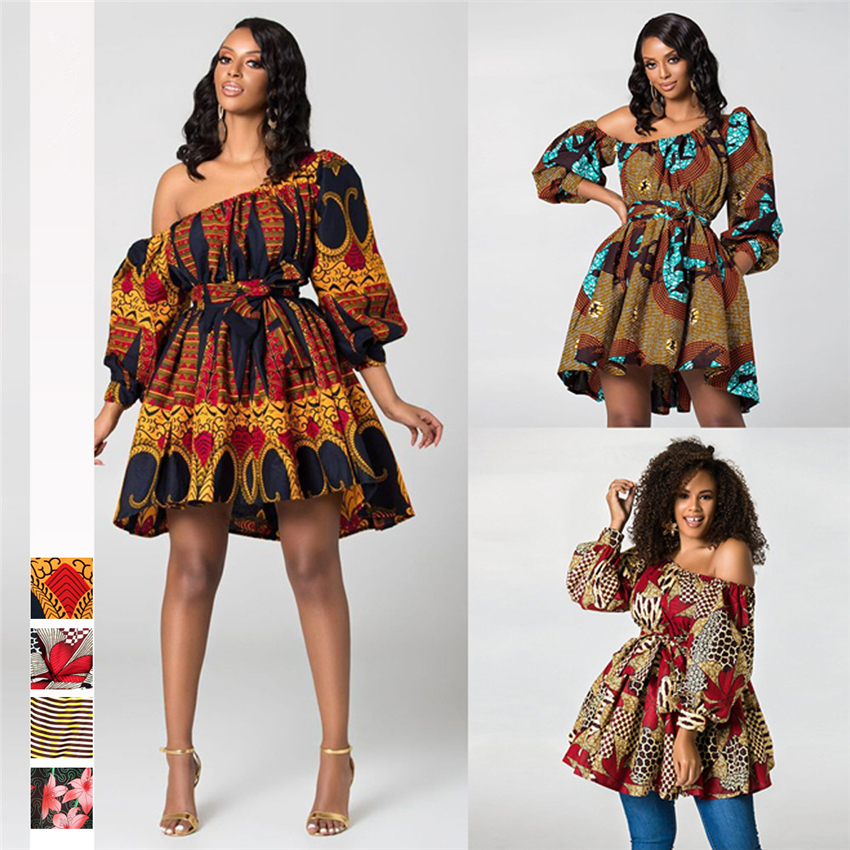 2020 New Fashion African Dresses for Women Summer Tilting Shoulder Two Wear Africa Style Print Rich Bazin Dashiki Top Q1201
2020 New Fashion African Dresses for Women Summer Tilting Shoulder Two Wear Africa Style Print Rich Bazin Dashiki Top Q1201