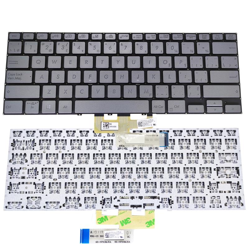laptop CF replacement keyboards for ASUS zenbook 14 UX462 UX462DA silver gray 0KNB0-262NCB00 AEBKRAX0010 Canadian French layout
laptop CF replacement keyboards for ASUS zenbook 14 UX462 UX462DA silver gray 0KNB0-262NCB00 AEBKRAX0010 Canadian French layout