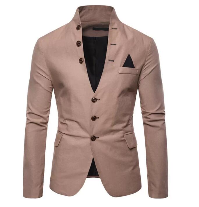 Men's Suits & Blazers Slim Fit Men Suit Jacket Fashion Mens Casual Blazer Stand Collar Party Costume Solid, Red
Men's Suits & Blazers Slim Fit Men Suit Jacket Fashion Mens Casual Blazer Stand Collar Party Costume Solid, Red