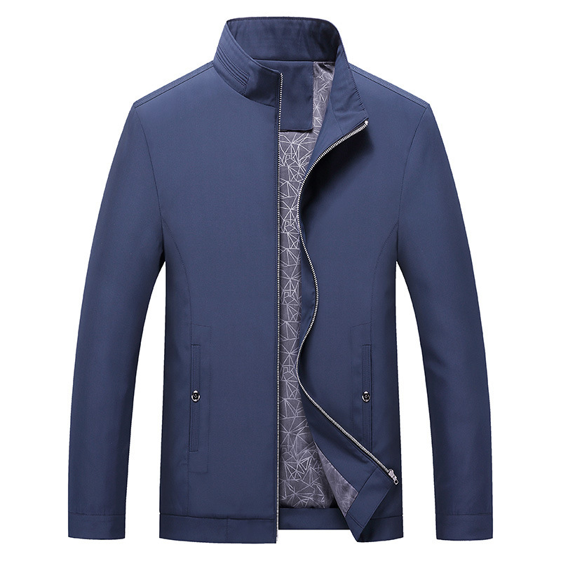 Spring New Casual Make Jackets Men Coats Turtlenecks with Male Zipper Outerwear of High Quality Men's Fine Jacket D8ba, Gray.
Spring New Casual Make Jackets Men Coats Turtlenecks with Male Zipper Outerwear of High Quality Men's Fine Jacket D8ba, Gray.