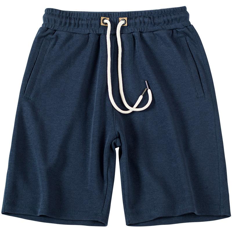 Summer men's Capris trend versatile sports shorts thin polyester cotton casual shorts regular pockets knee length, Blue
Summer men's Capris trend versatile sports shorts thin polyester cotton casual shorts regular pockets knee length, Blue
