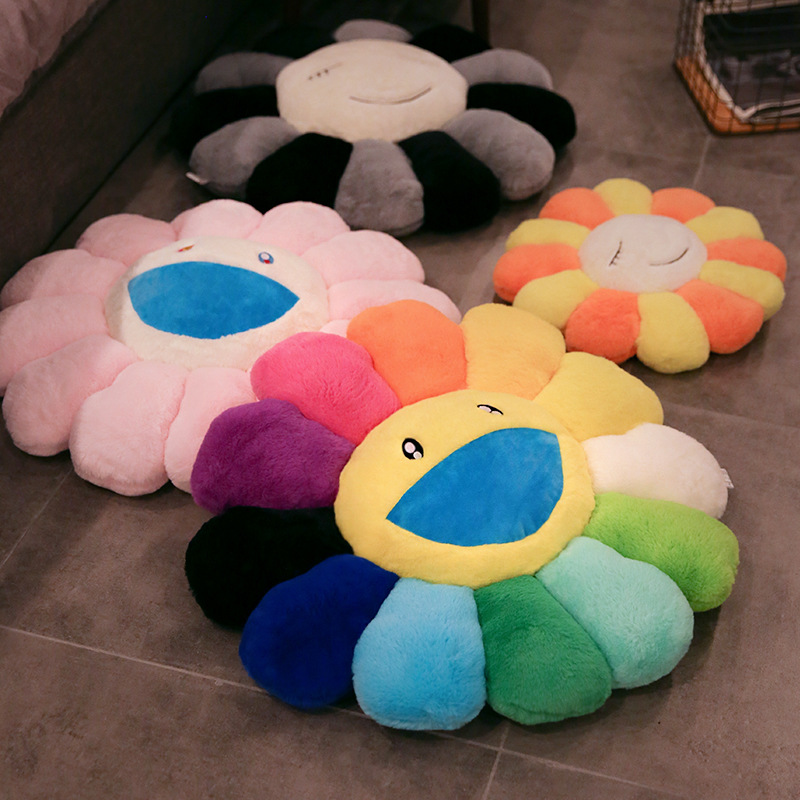 New 40cm 60cm Kawaii Murakami Sunflower Pillow Soft Flower Stuffed Doll Cute Colorful Plush Toy Child Gift
New 40cm 60cm Kawaii Murakami Sunflower Pillow Soft Flower Stuffed Doll Cute Colorful Plush Toy Child Gift