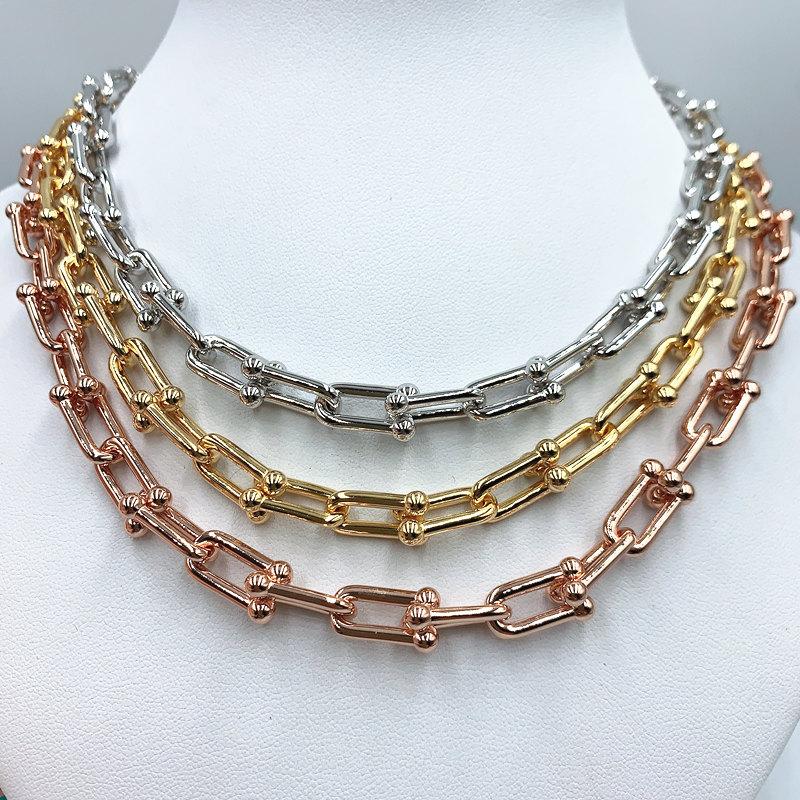925 Sterling Silver High Quality Thick Necklace,Hot Luxury U-Shaped Jewelry, Original Genuine 1: 1 With Logo,Women Holiday Gift
925 Sterling Silver High Quality Thick Necklace,Hot Luxury U-Shaped Jewelry, Original Genuine 1: 1 With Logo,Women Holiday Gift