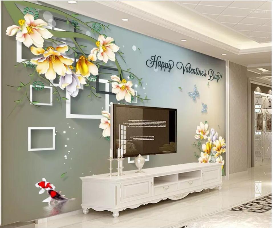 Custom photo mural 3d room wall paper Flower box butterfly simple TV background Home decor 3d wall murals wallpaper for 3 d1, Non-woven
Custom photo mural 3d room wall paper Flower box butterfly simple TV background Home decor 3d wall murals wallpaper for 3 d1, Non-woven