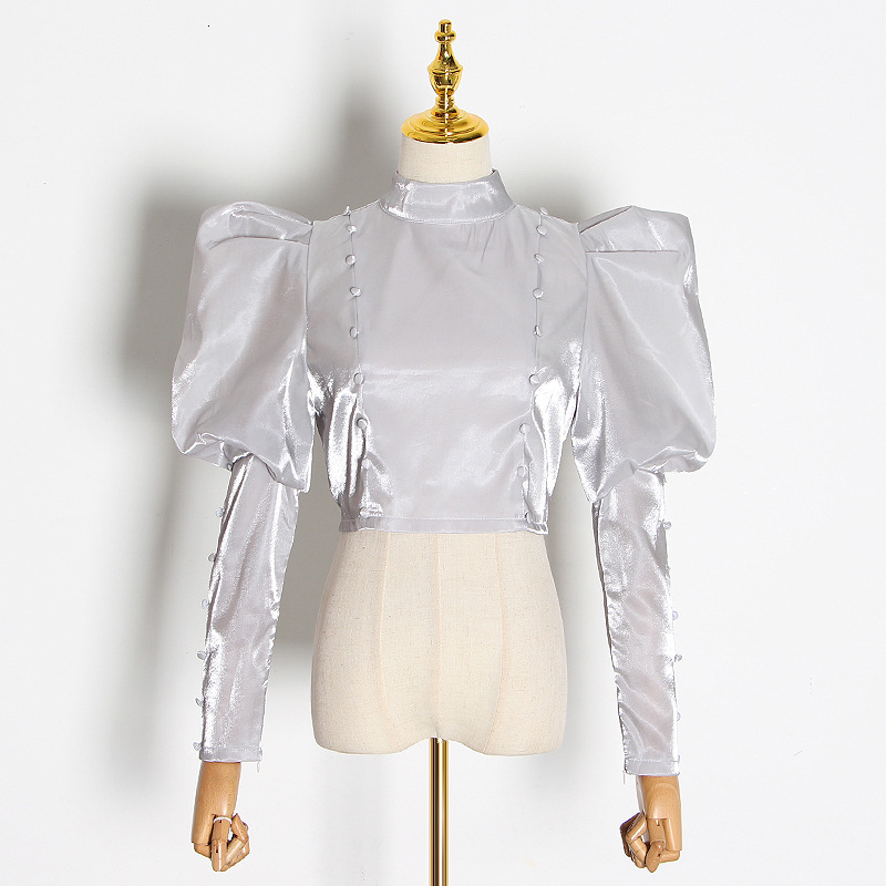 High Street Runway Blouse Satin Retro Cut Buttons Shirt Long Sexy Breath Short Sleeves 2021 Chic Women' Designer Top 9h3b, White
High Street Runway Blouse Satin Retro Cut Buttons Shirt Long Sexy Breath Short Sleeves 2021 Chic Women' Designer Top 9h3b, White