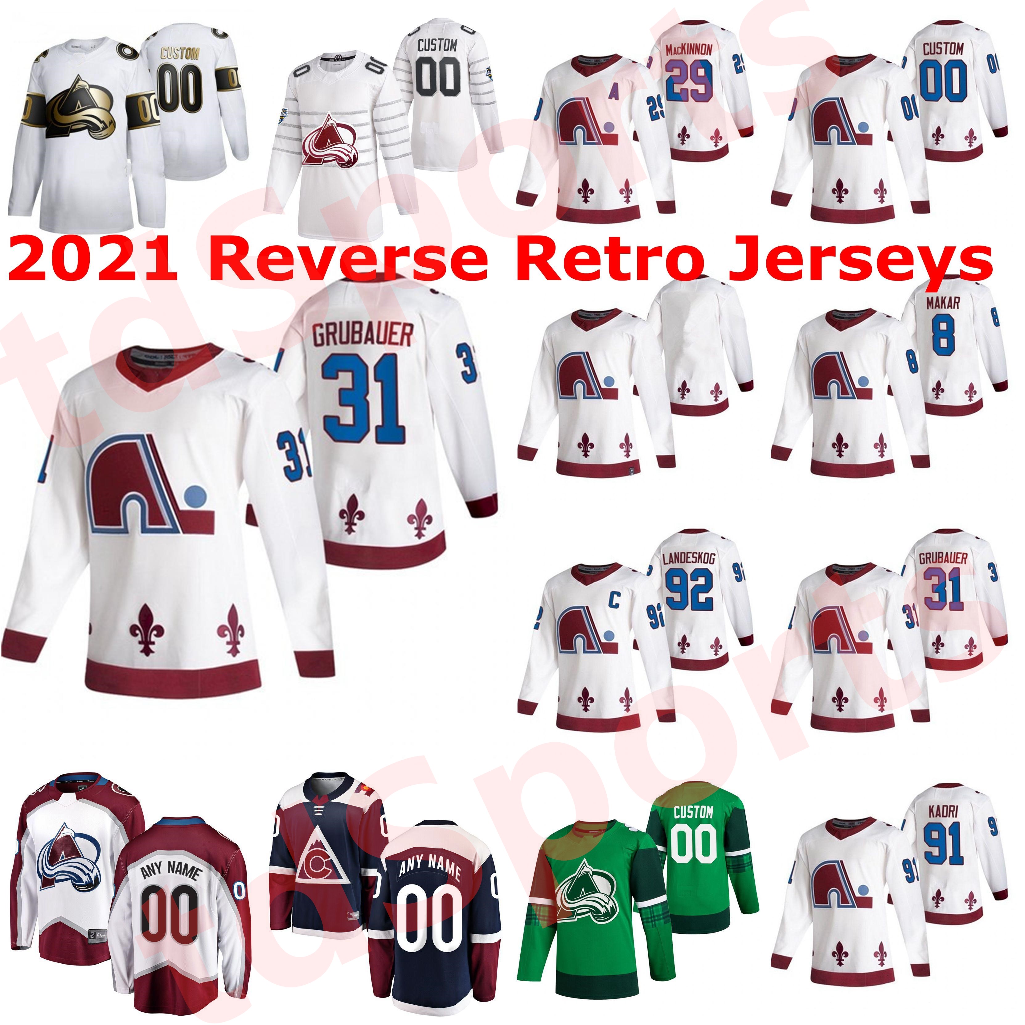 Colorado Avalanche 2021 Reverse Retro Jerseys Brandon Saad Jersey Nathan MacKinnon Mikko Rantanen Cale Makar Nikita Zadorov Custom Stitched, As shown in illustration
Colorado Avalanche 2021 Reverse Retro Jerseys Brandon Saad Jersey Nathan MacKinnon Mikko Rantanen Cale Makar Nikita Zadorov Custom Stitched, As shown in illustration