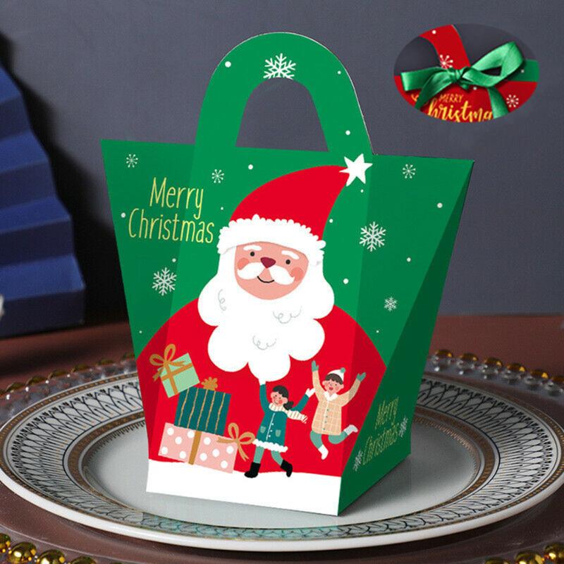 Favour Gift Boxes Sweet Boxes 20pcs Ribbon Xmas Wrapping Supplies NEW Christmas