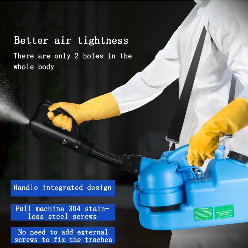 Electric Sprayer 7L Disinfection School Airport Mist Mist Machine In Addition To Formaldehyde, Sterilization and CY
Electric Sprayer 7L Disinfection School Airport Mist Mist Machine In Addition To Formaldehyde, Sterilization and CY