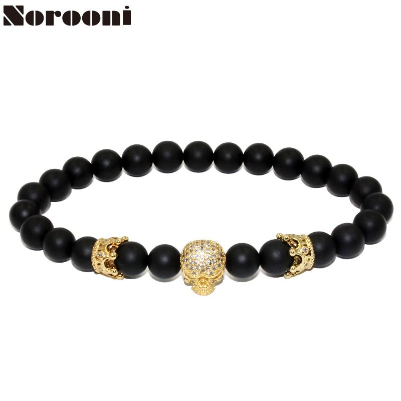 Natural Beads Strand Bracelet Trendy Brand Micro Pave CZ Skeleton Skull Black Frosted Stone The Buddha Jewelry Stone Energy
Natural Beads Strand Bracelet Trendy Brand Micro Pave CZ Skeleton Skull Black Frosted Stone The Buddha Jewelry Stone Energy