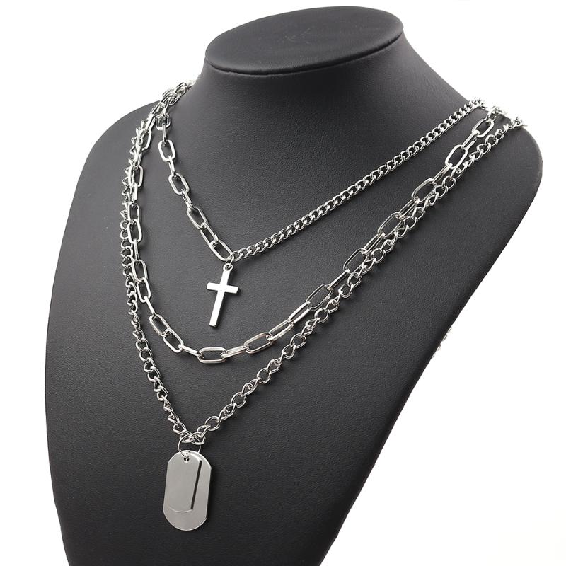 10pics Multilayers Gothic Chains Cross Necklaces Street Hip Hop Geometric Metal Pendant Necklaces For Women Punk Choker Jewelry
10pics Multilayers Gothic Chains Cross Necklaces Street Hip Hop Geometric Metal Pendant Necklaces For Women Punk Choker Jewelry