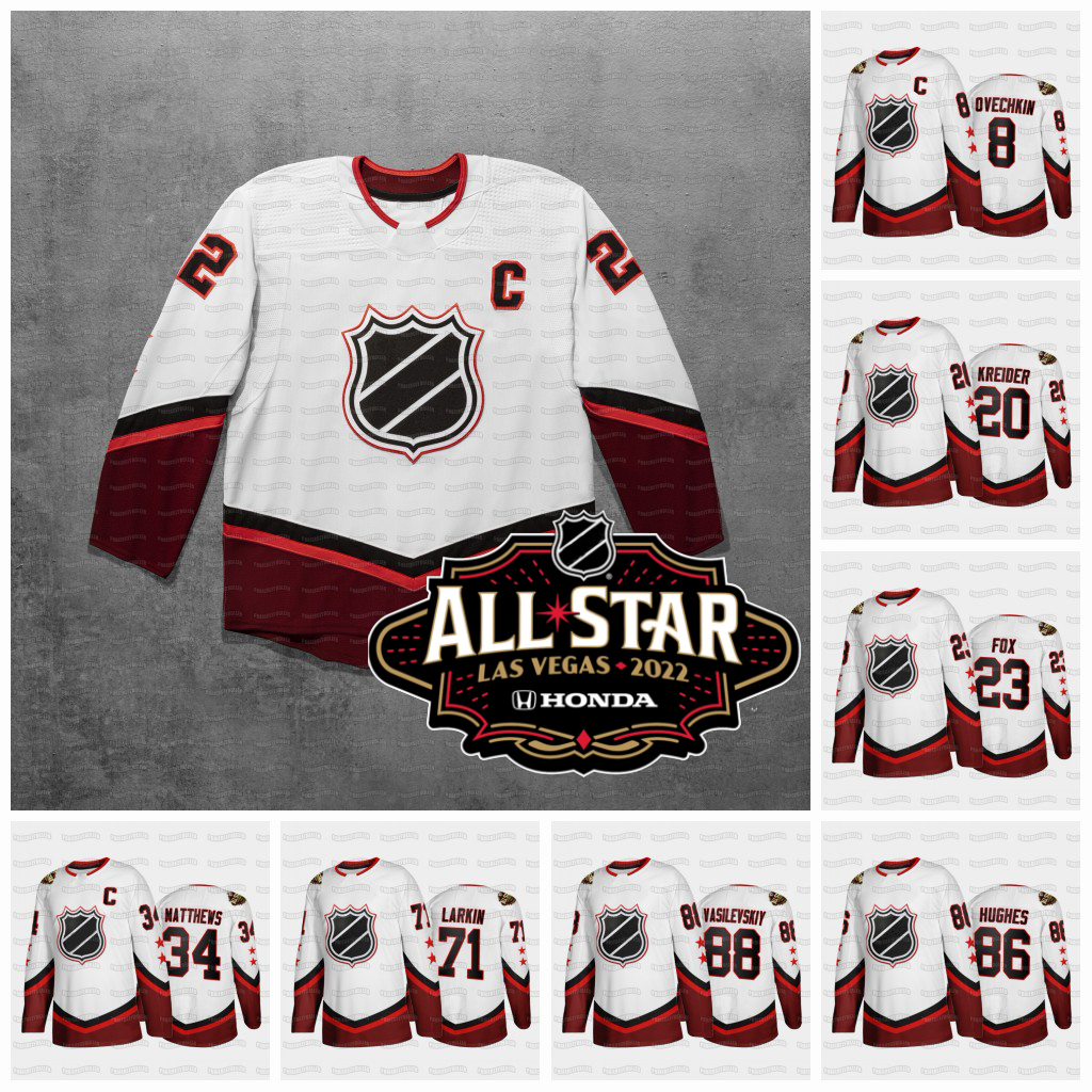 Adam Fox 2022 All-Star Hockey Jersey Alex Ovechkin Jack Hughes Auston Matthews Chris Kreider Jonathan Huberdeau Andrei Vasilevskiy Patrice Bergeron Aho, White womens s-2xl
Adam Fox 2022 All-Star Hockey Jersey Alex Ovechkin Jack Hughes Auston Matthews Chris Kreider Jonathan Huberdeau Andrei Vasilevskiy Patrice Bergeron Aho, White womens s-2xl