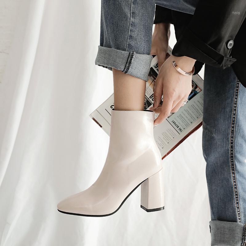 2021 Autumn Women Boots Women Side Zipper Comfortable High Heel Ankle Boots Fashion Square Toe Winter Black White1, 1 beige
2021 Autumn Women Boots Women Side Zipper Comfortable High Heel Ankle Boots Fashion Square Toe Winter Black White1, 1 beige
