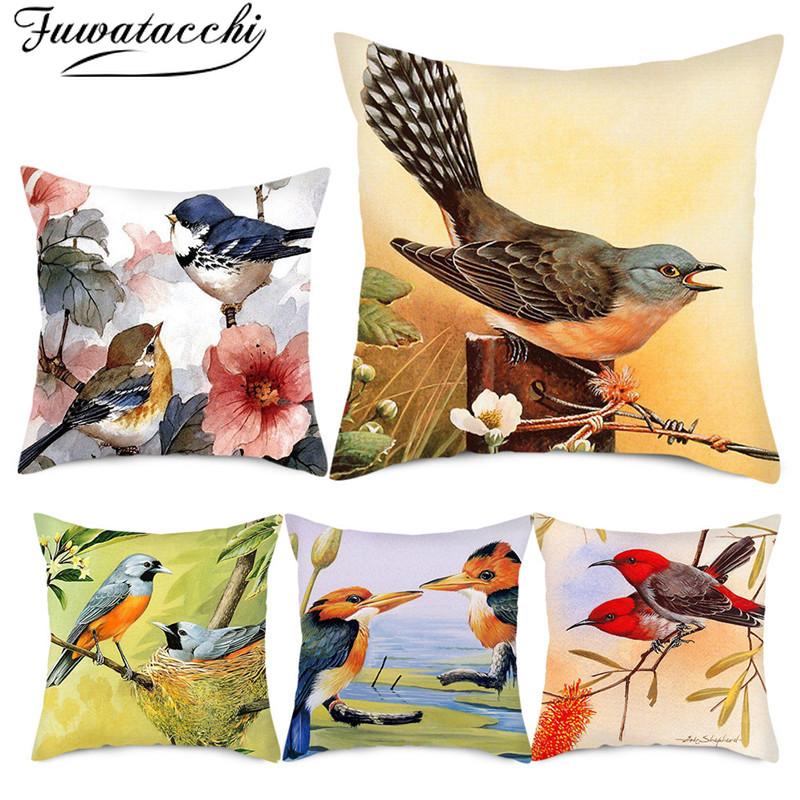 Fuwatacchi Birds Pillow Cover Cute parrot Swallow Cushion Cover Printed Throw Pillowcase for Home Sofa Decorative Pillow 45x45cm, Fpc001398
Fuwatacchi Birds Pillow Cover Cute parrot Swallow Cushion Cover Printed Throw Pillowcase for Home Sofa Decorative Pillow 45x45cm, Fpc001398