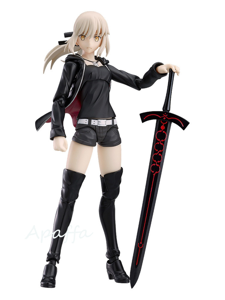 2 Styles Fate Grand Order 24cm Jeanne d'Arc Saber PVC Action Figures Toys Fate Stay Night Saber Sexy Girl Anime Figure Model Toy T200227