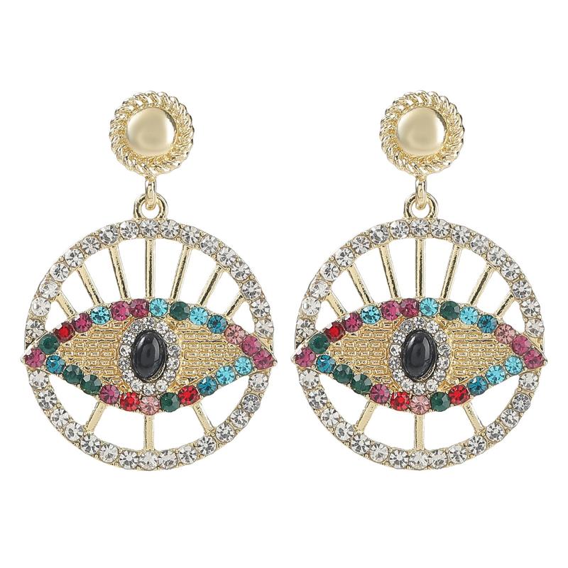 5Color Perfect Quality Rhinestone Eyes Style Dangle Earrings Jewelry Hot Sale Bohemian Trendy Statement Earrings Accessories
5Color Perfect Quality Rhinestone Eyes Style Dangle Earrings Jewelry Hot Sale Bohemian Trendy Statement Earrings Accessories