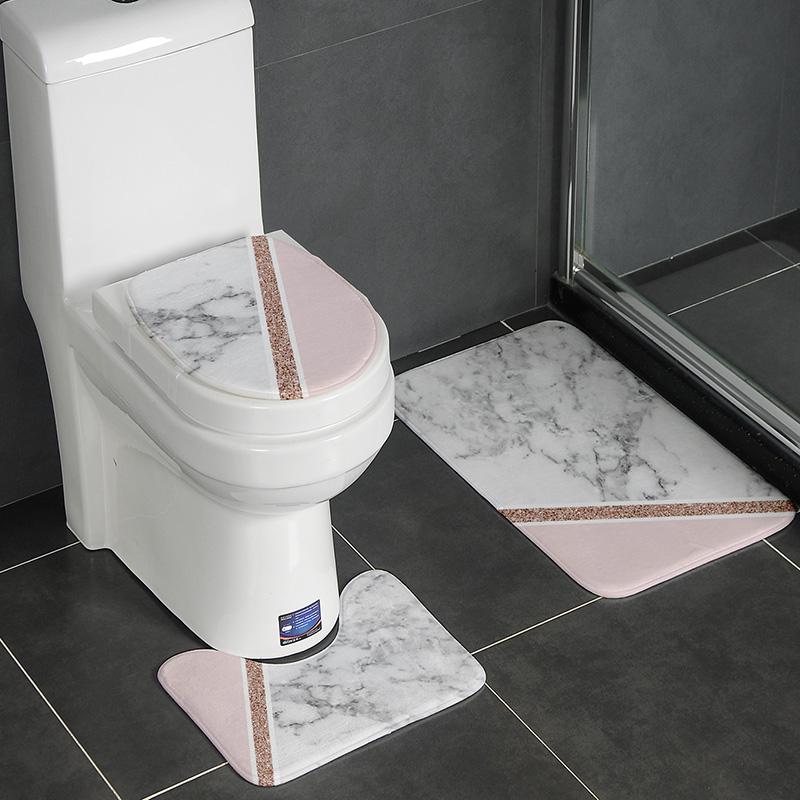 Modern Geometry Bathroom Bath Mat Set Floor Carpets In Toilet Lid Cover WC Rugs Flannel Anti Skid Washable Tapis Salle De Bain
Modern Geometry Bathroom Bath Mat Set Floor Carpets In Toilet Lid Cover WC Rugs Flannel Anti Skid Washable Tapis Salle De Bain