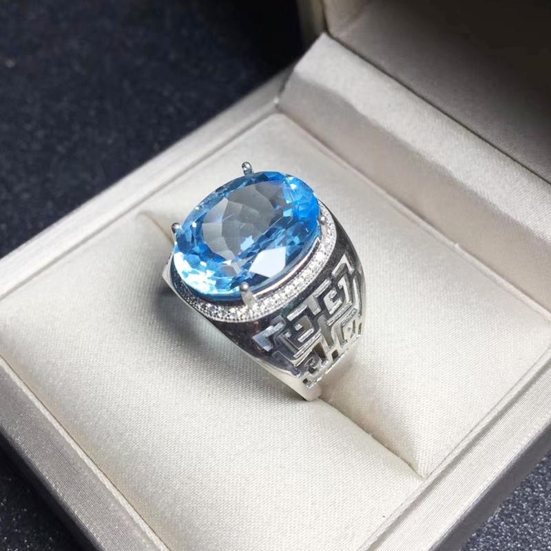 Cluster Rings Per Jewelry Men Ring Natural Real Blue Topaz Big Oval 12*16mm 11ct Gemstone 925 Sterling Silver T207155, Golden;silver
Cluster Rings Per Jewelry Men Ring Natural Real Blue Topaz Big Oval 12*16mm 11ct Gemstone 925 Sterling Silver T207155, Golden;silver