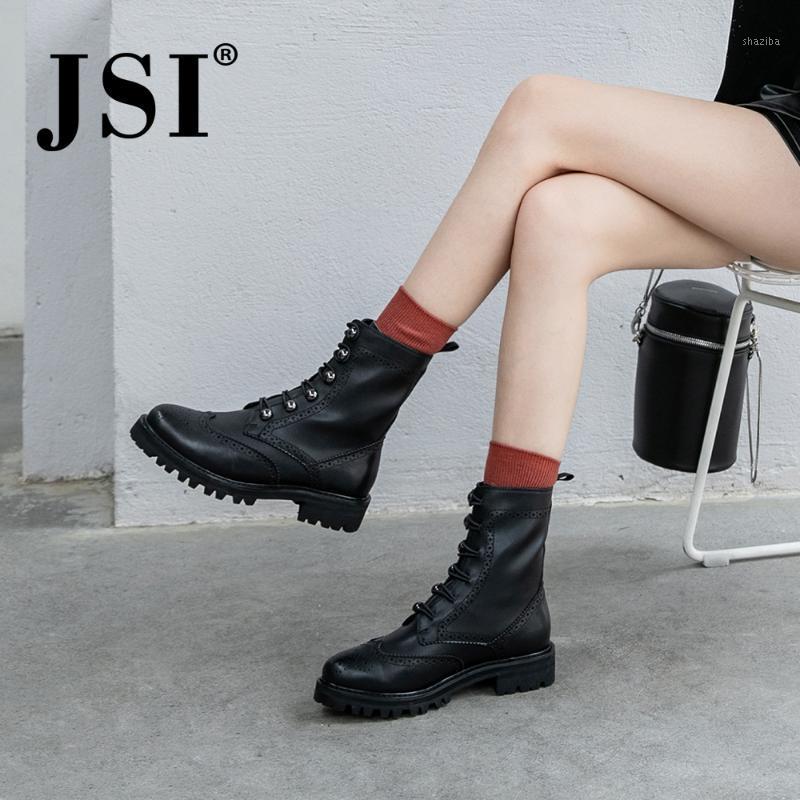 JSI Winter Women Boots Lace-Up Round Toe Med Heel Shoes Genuine Leather Solid Square Heel Mid-Calf Handmade Women Boots jo3061, Black
JSI Winter Women Boots Lace-Up Round Toe Med Heel Shoes Genuine Leather Solid Square Heel Mid-Calf Handmade Women Boots jo3061, Black