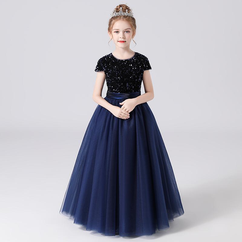Girls Formal Dresses Long Sleeves Glitter Sequins Puffy Tulle Birthday Party Dress For Kids Girl Black Junior Bridesmaid Dresses
Girls Formal Dresses Long Sleeves Glitter Sequins Puffy Tulle Birthday Party Dress For Kids Girl Black Junior Bridesmaid Dresses