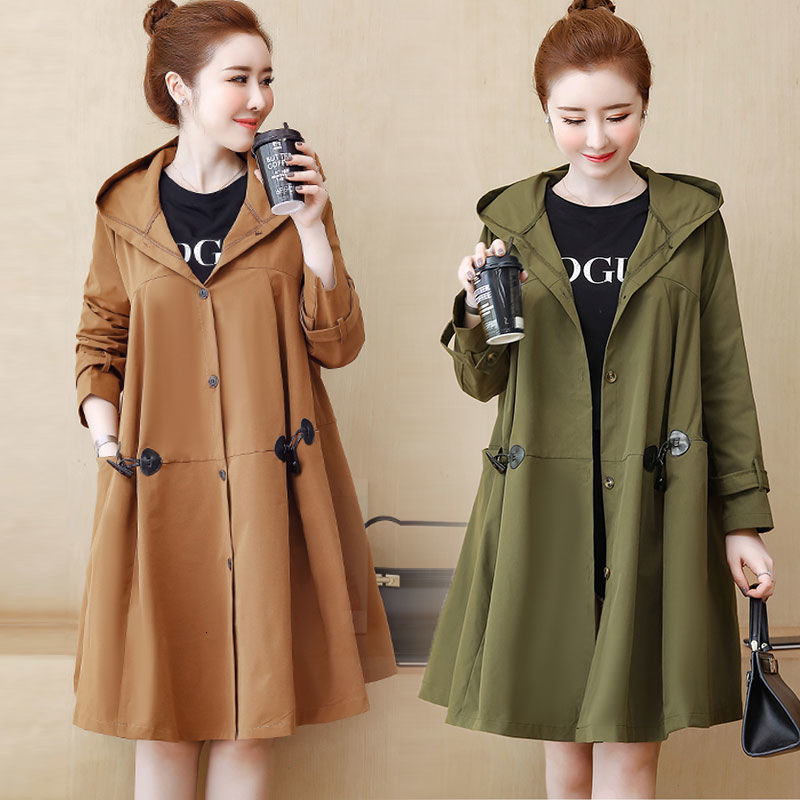 Female Jacket Medium Length Korean Ladies with All-match Coat Autumn Clothes Plus Size Outwear R855 Bqtc, Caramel colour
Female Jacket Medium Length Korean Ladies with All-match Coat Autumn Clothes Plus Size Outwear R855 Bqtc, Caramel colour