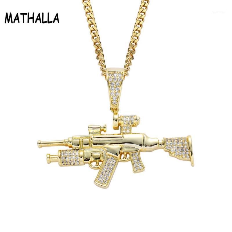 MATHALLA Rifle Pendant Iced Out Bling Charm Cubic Zirconia Necklace Trendy Rock Hip Hop Punk Suitable Jewelry Gift1
MATHALLA Rifle Pendant Iced Out Bling Charm Cubic Zirconia Necklace Trendy Rock Hip Hop Punk Suitable Jewelry Gift1