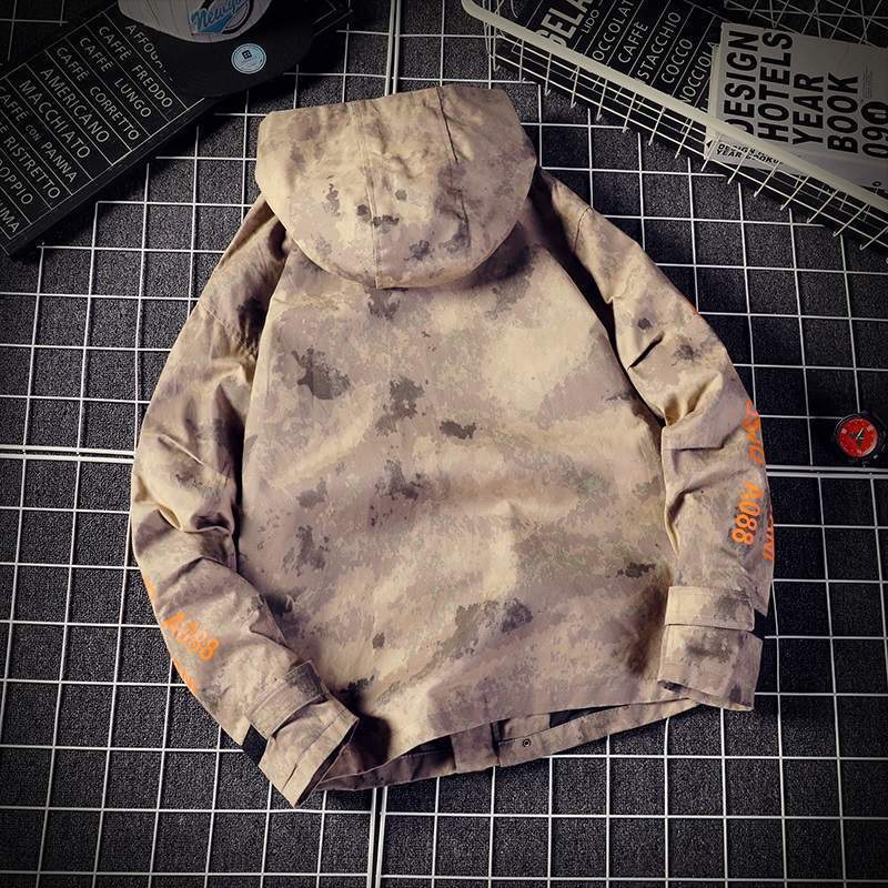 Men Winter Fashion Camo Jacket Casual Cargo Mens Military Jacket Windbreaker Coat Male Multi Pocket Streetwear Overcoat 201127