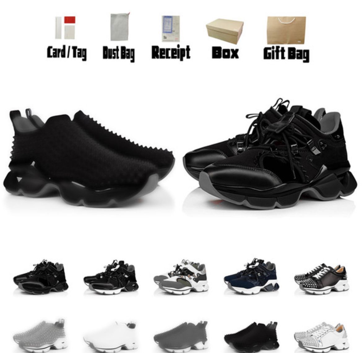 Luxurys Designers Shoes Red Trainers Leather Men Sneakers Fashion Shoes Trainers Black Shoes Flat Booties Top Sneakers Boots Size US5-US13, Color 2
Luxurys Designers Shoes Red Trainers Leather Men Sneakers Fashion Shoes Trainers Black Shoes Flat Booties Top Sneakers Boots Size US5-US13, Color 2