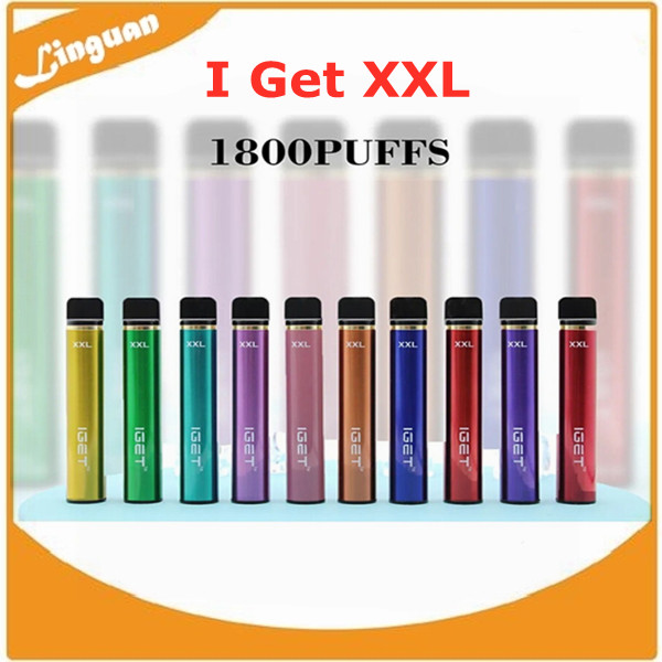 Iget XXL Disposable Pod Device 1800Puffs 7ml 950mAh Vape Stick Pen Closed System 5% Vapor Starter Kit DHL Free
Iget XXL Disposable Pod Device 1800Puffs 7ml 950mAh Vape Stick Pen Closed System 5% Vapor Starter Kit DHL Free