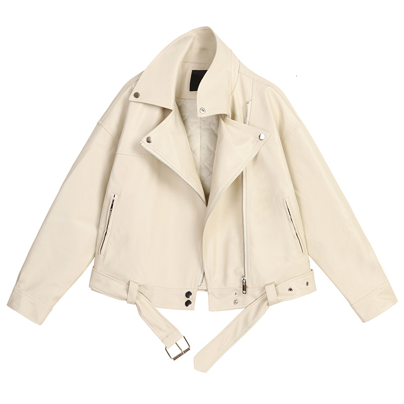 2021 New Spring Female Releases Plutonium Leather Jacket with Belt Streetwear Hot Turndown Collar Outwear ZZE4, Black
2021 New Spring Female Releases Plutonium Leather Jacket with Belt Streetwear Hot Turndown Collar Outwear ZZE4, Black