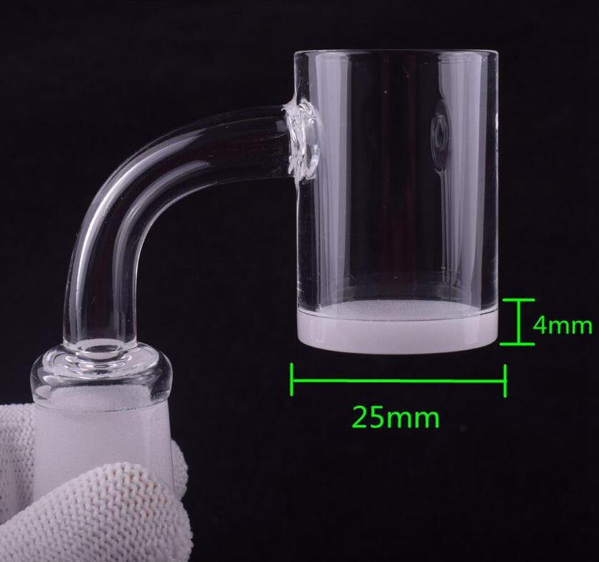 New 25mm Cheap Quartz Banger Nail Water Pipes with Thick Bottom Opaque Quartz Flat Domeless Banger Joint for Smoking
New 25mm Cheap Quartz Banger Nail Water Pipes with Thick Bottom Opaque Quartz Flat Domeless Banger Joint for Smoking