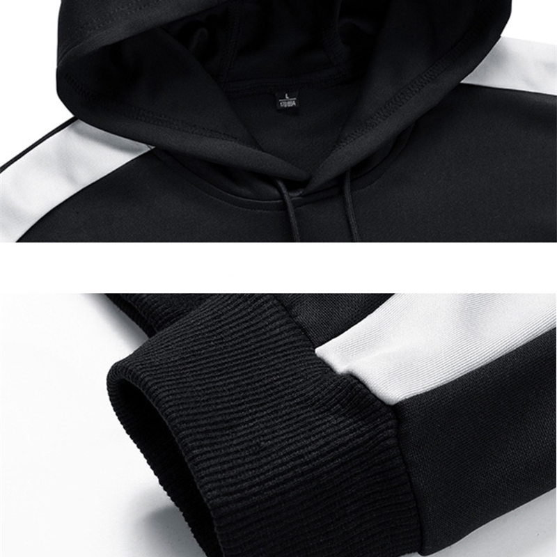 Casual Men's Set Pullover Men Tracksuit Spring Autumn Hoodie Two Piece Set Male Hooded Sportswear Sweatshirt +Pants Set 201124