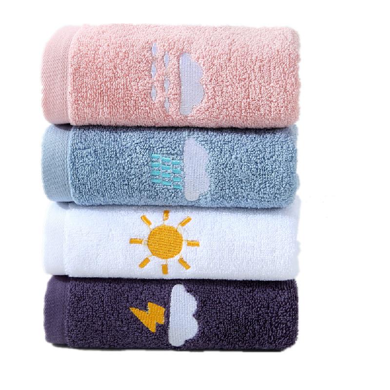 2pc Fashion Cute the Weather Pattern Style Face Towel 100% Cotton Material Soft and Comfortable, 1 white and1 pink
2pc Fashion Cute the Weather Pattern Style Face Towel 100% Cotton Material Soft and Comfortable, 1 white and1 pink