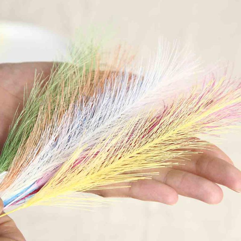 

Feather Phoenix Artificial Flower Fake Flower Pretty Charming Artificial Flowers Home Garden Wedding Floral Sweet Decor H0425, Or