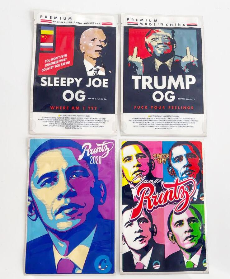 Trump OG Sleepy Joe 3.5g mylar bag pk cook bags Sides Sealed Flat Pouch 2021 420 Empty Biden Obama
Trump OG Sleepy Joe 3.5g mylar bag pk cook bags Sides Sealed Flat Pouch 2021 420 Empty Biden Obama