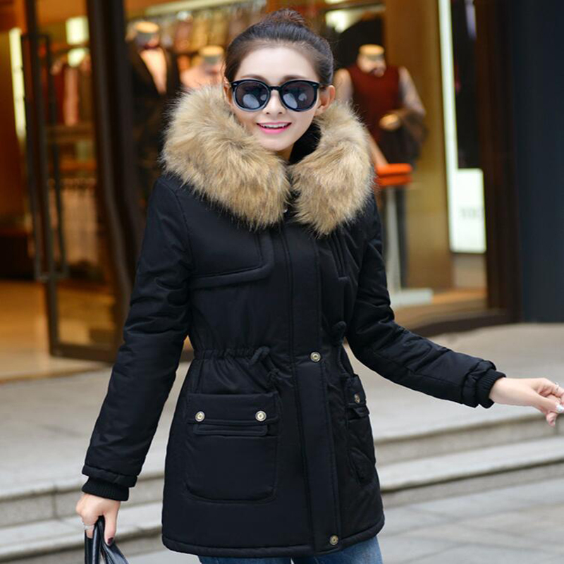 Jvzkass Plus Size parka Winter Coat Women Jacket Cotton Padded Female Long Section Cashmere Coat Winter Jackets Z16 201214