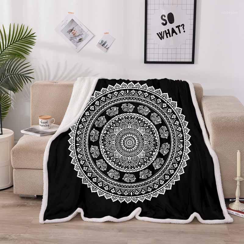 Black And White Mandala Elephant Blanket For Kid Adults Coral Fleece Bed Blanket Bedspread Warm Sofa Lamb Cashmere Throw1
Black And White Mandala Elephant Blanket For Kid Adults Coral Fleece Bed Blanket Bedspread Warm Sofa Lamb Cashmere Throw1