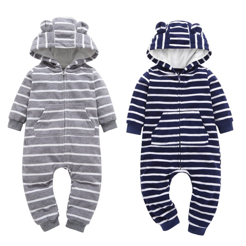 New Baby rompers Clothes Winter Boy Girl Garment Thicken Warm Comfortable Cotton kids clothing Roupas de bebe costume 201028