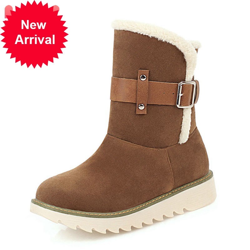 Top quality women thick snowboots stuffed with warm skin winter shoes wear casual short boots lady size 35-43, Black.
Top quality women thick snowboots stuffed with warm skin winter shoes wear casual short boots lady size 35-43, Black.