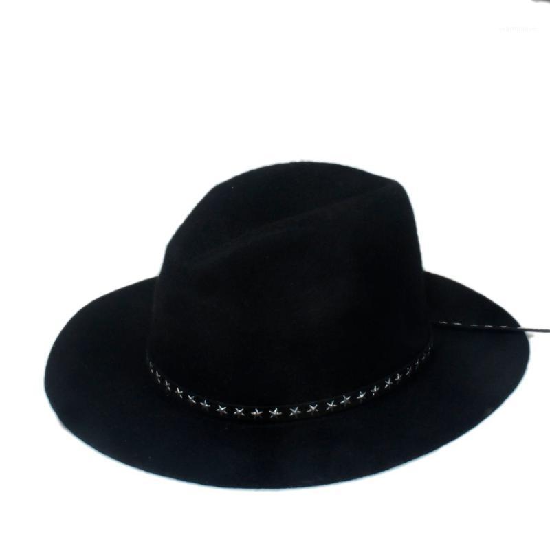 2020 New Fashion Women Men 100% wool Fedora hat Felt Panama female Elegant Ladies hat Floppy Trilby Cap With Leather Brand1, Black
2020 New Fashion Women Men 100% wool Fedora hat Felt Panama female Elegant Ladies hat Floppy Trilby Cap With Leather Brand1, Black