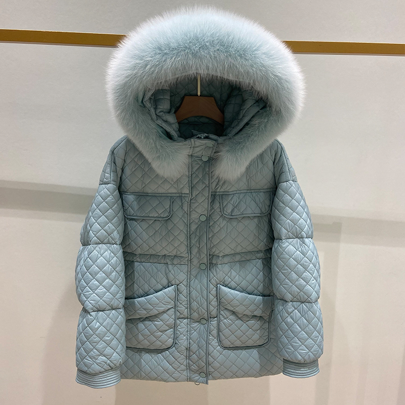 2021 New Winter Women 90% White Down Big Natural Fox Fur Collar Jacket with Warm Hood Thick Snow Outwear FM14, Black
2021 New Winter Women 90% White Down Big Natural Fox Fur Collar Jacket with Warm Hood Thick Snow Outwear FM14, Black