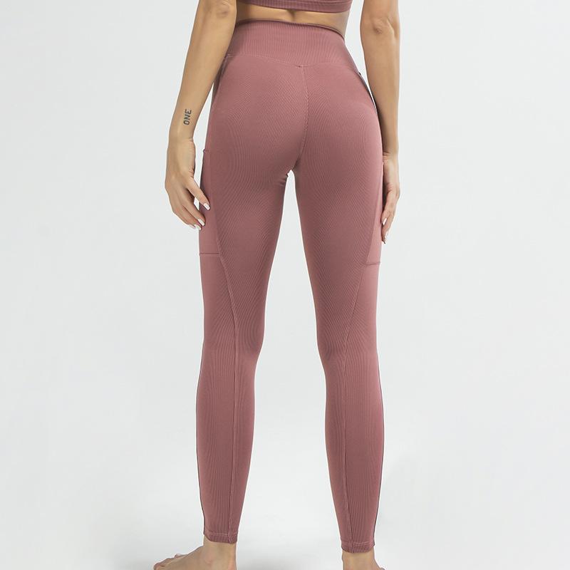 Peach Buttocks Sexy Leggings High Waist Hip Lift Ribbing Vertical Strips Women Running Sports Fitness Yoga Pants, Beige
Peach Buttocks Sexy Leggings High Waist Hip Lift Ribbing Vertical Strips Women Running Sports Fitness Yoga Pants, Beige