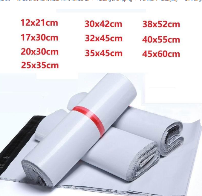 10 Size New Plastic Poly Self-seal Self Adhesive Express Shipping Bag White Courier Mailing Envelope Courier Post Postal Mailer Bags
10 Size New Plastic Poly Self-seal Self Adhesive Express Shipping Bag White Courier Mailing Envelope Courier Post Postal Mailer Bags