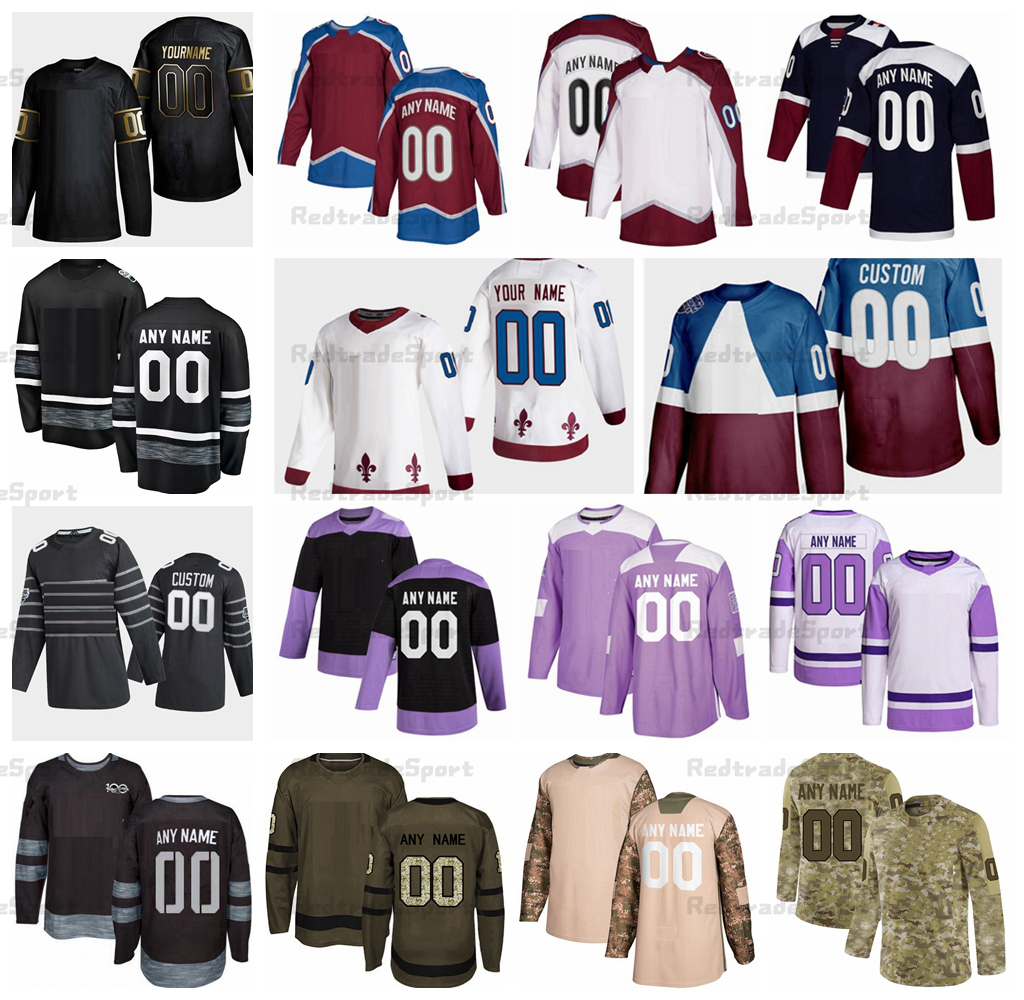 Custom 2021 Reverse Retro Dubnyk Kadri Devon Toews Hockey Jerseys Girard Nichushkin Johnson Jost Burakovsky Francouz Compher Camo Veterans Day Fights Cancer Shirt, Red
Custom 2021 Reverse Retro Dubnyk Kadri Devon Toews Hockey Jerseys Girard Nichushkin Johnson Jost Burakovsky Francouz Compher Camo Veterans Day Fights Cancer Shirt, Red