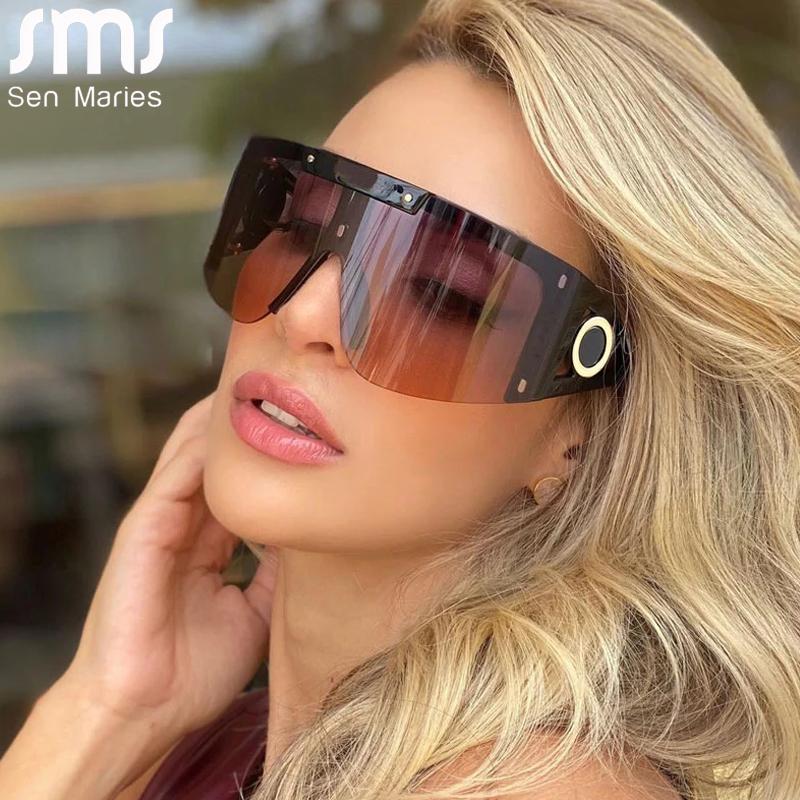 One Piece Oversized Sunglasses Women Men 2021 Retro Designer Sun Glasses Female Male Eyewear Sqaure
One Piece Oversized Sunglasses Women Men 2021 Retro Designer Sun Glasses Female Male Eyewear Sqaure
